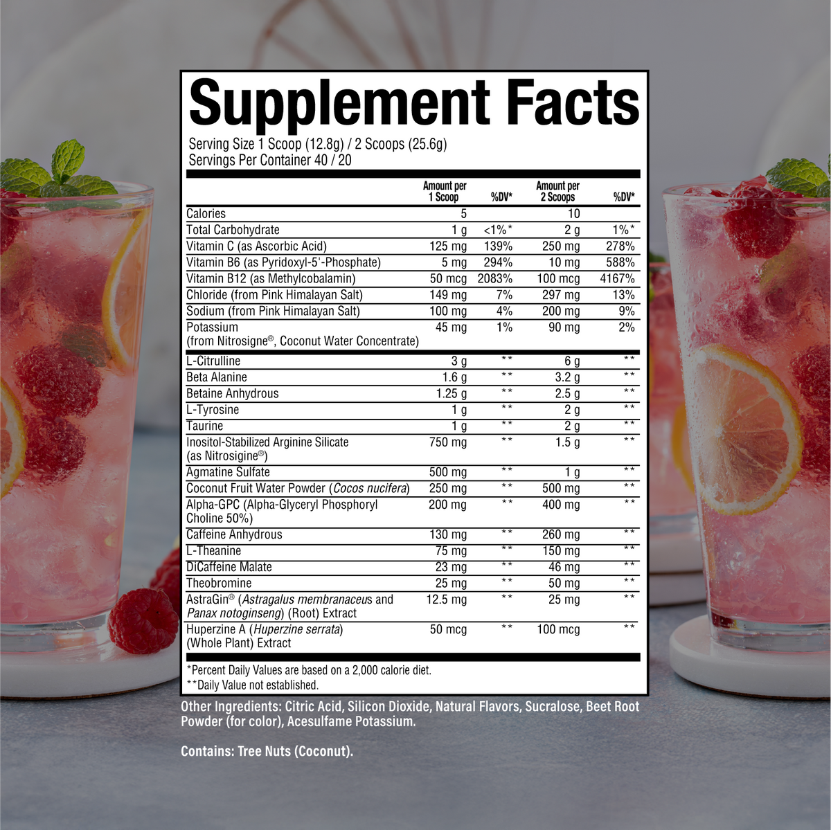 Thavage Pre-Workout supplement bottle, close-up. Boost focus, maximize pump. Image 33 of 35.