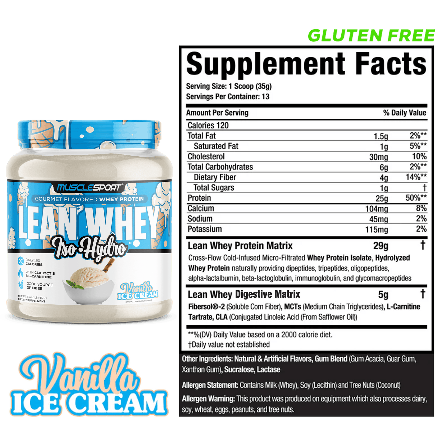 Lean Whey® Iso Hydro Protein 1lb - Image 22