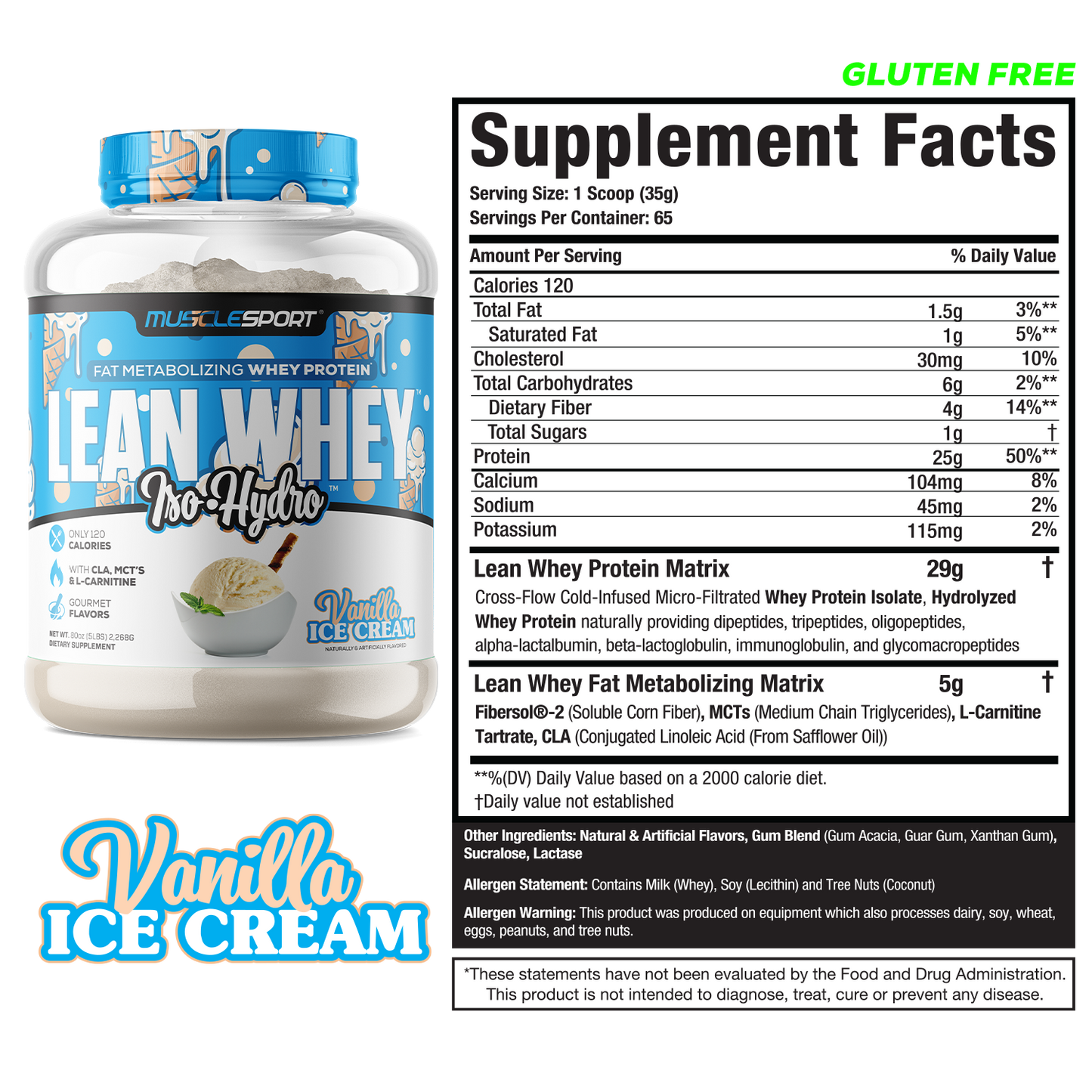 Lean Whey® Iso Hydro Protein - 5lb - Image 5