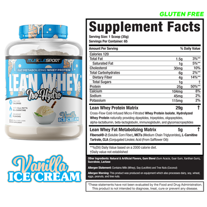 Lean Whey® Iso Hydro Protein - 5lb - Image 5