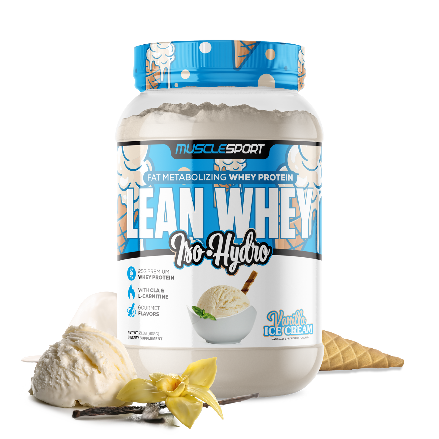 Lean Whey® Iso Hydro Gourmet Protein 2lb - Standard - Image 6
