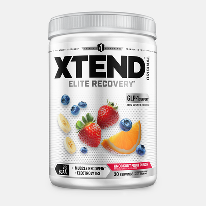 XTEND Original BCAA Powder 30 Servings - Knockout Fruit Punch