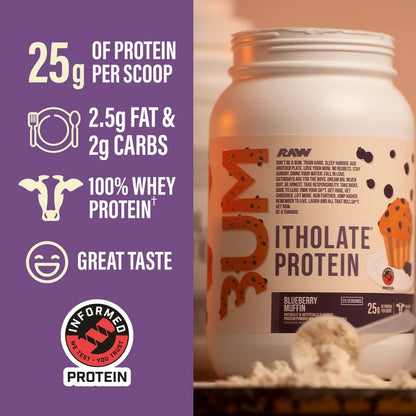 BUM Isolate Protein Powder for muscle growth, 78 of 80. High-quality supplement for lean mass.