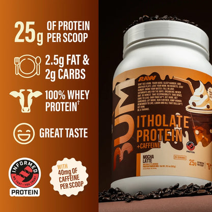 BUM Isolate Protein Powder for muscle growth, 2lb tub. Image 60 of 80.