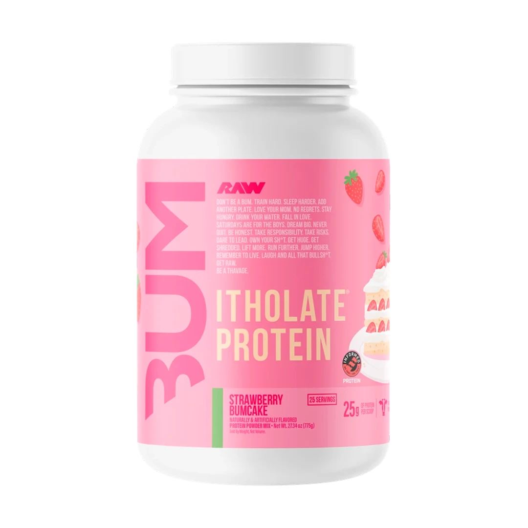 RAW Nutrition BUM Itholate Protein - Strawberry Bumcake