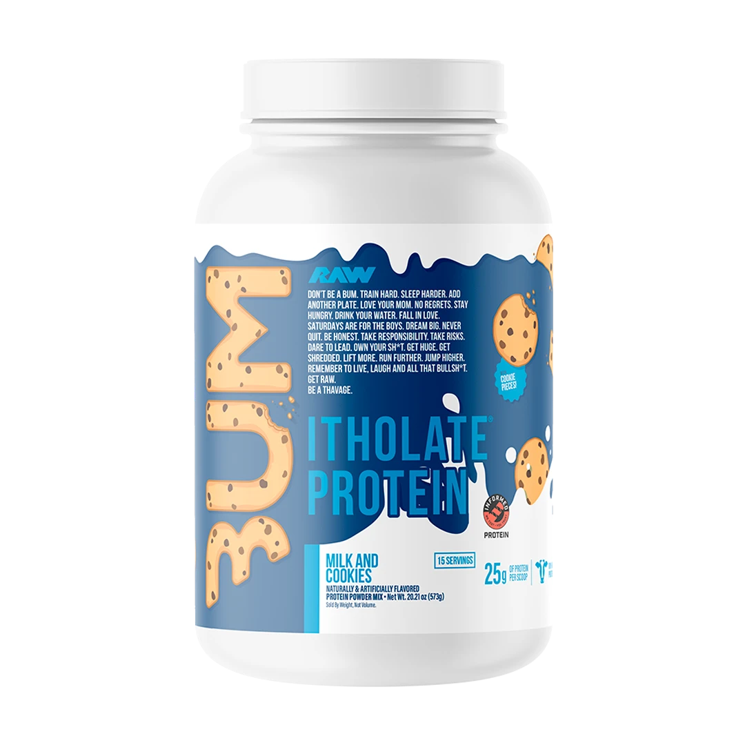 RAW Nutrition BUM Itholate Protein - Milk & Cookies