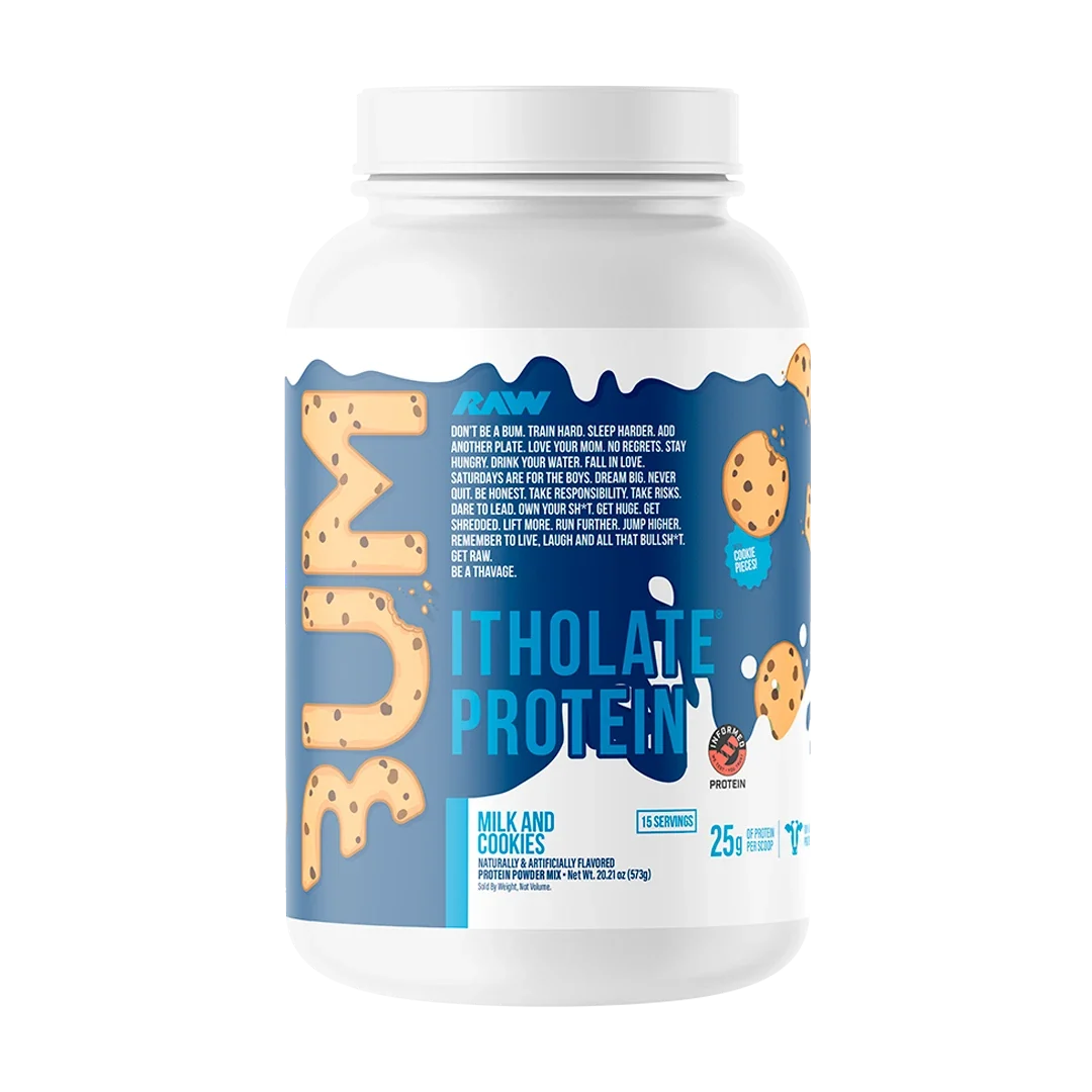 BUM Isolate Protein Powder for muscle growth, chocolate flavor, 1 of 80