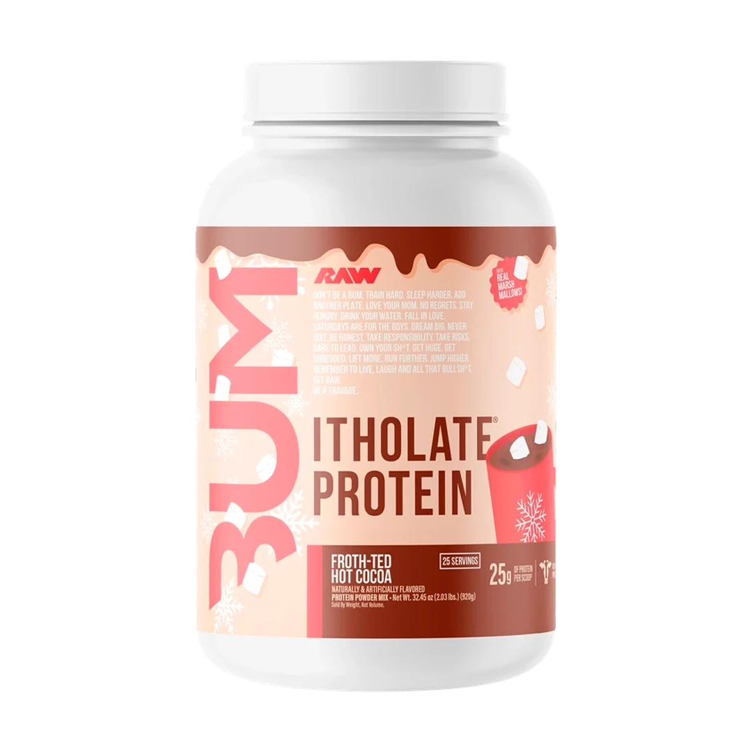 RAW Nutrition BUM Itholate Protein - Froth-ted Hot Cocoa