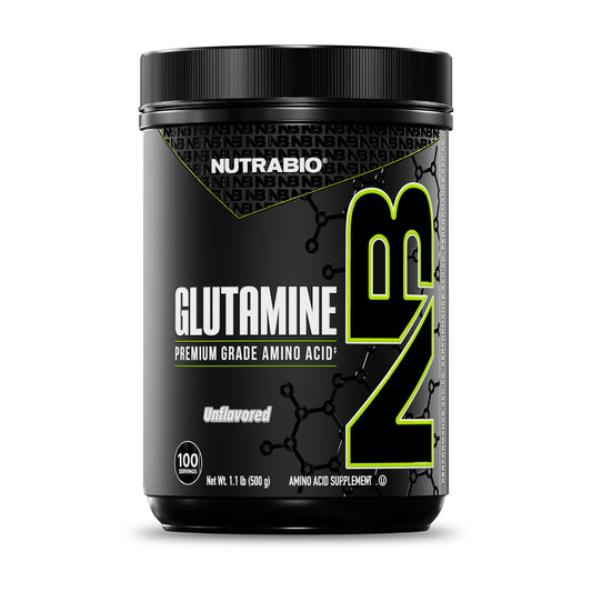 NutraBio L-Glutamine Powder 100 Servings