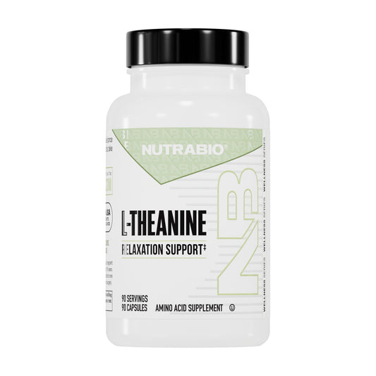 NutraBio L-Theanine 200mg Capsules 90 Servings
