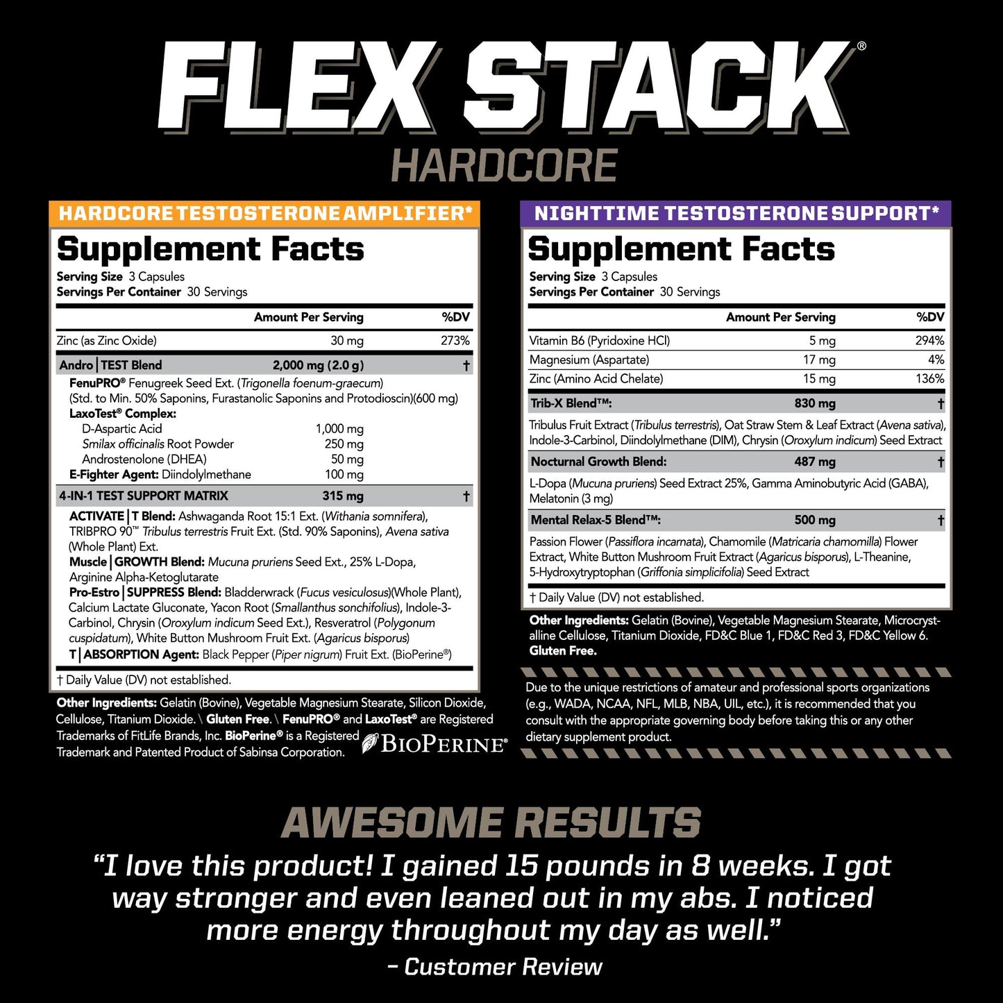 FLEX Stack® Hardcore