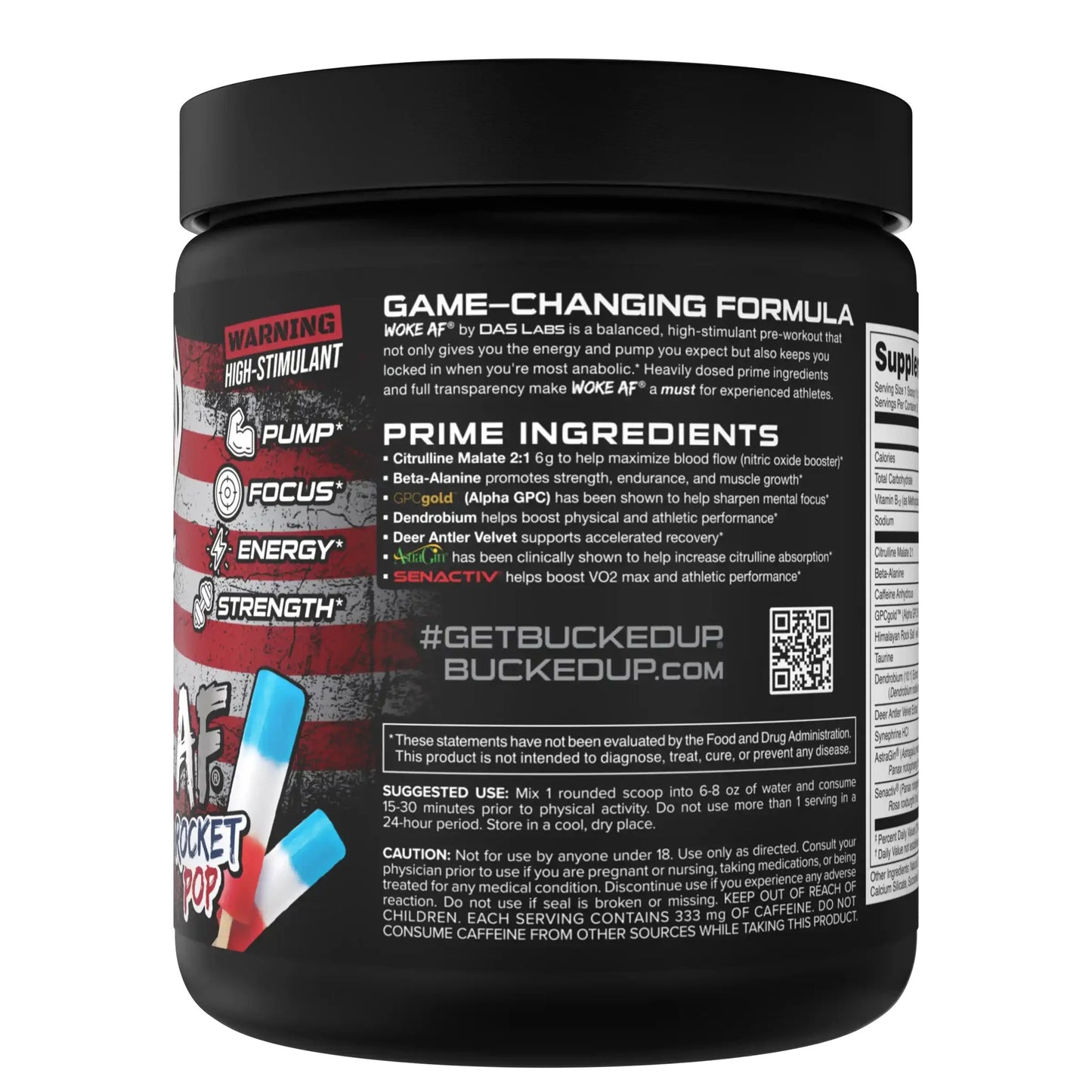 Woke AF - High Stimulant Pre-Workout