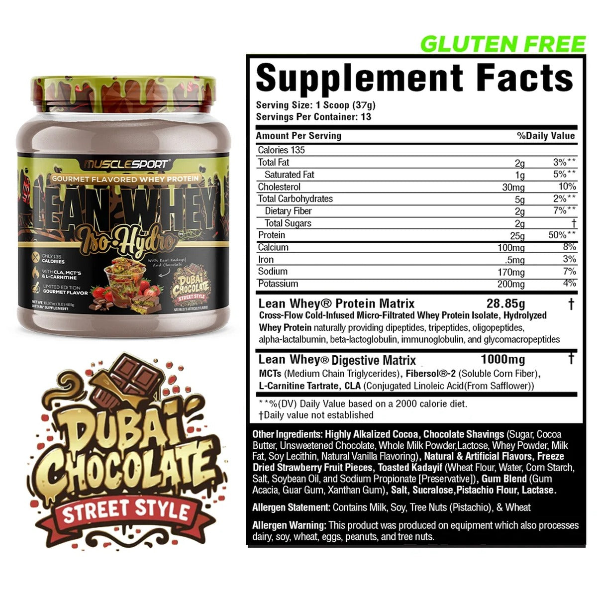 Lean Whey® Iso Hydro Protein 1lb