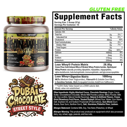Lean Whey® Iso Hydro Protein 1lb