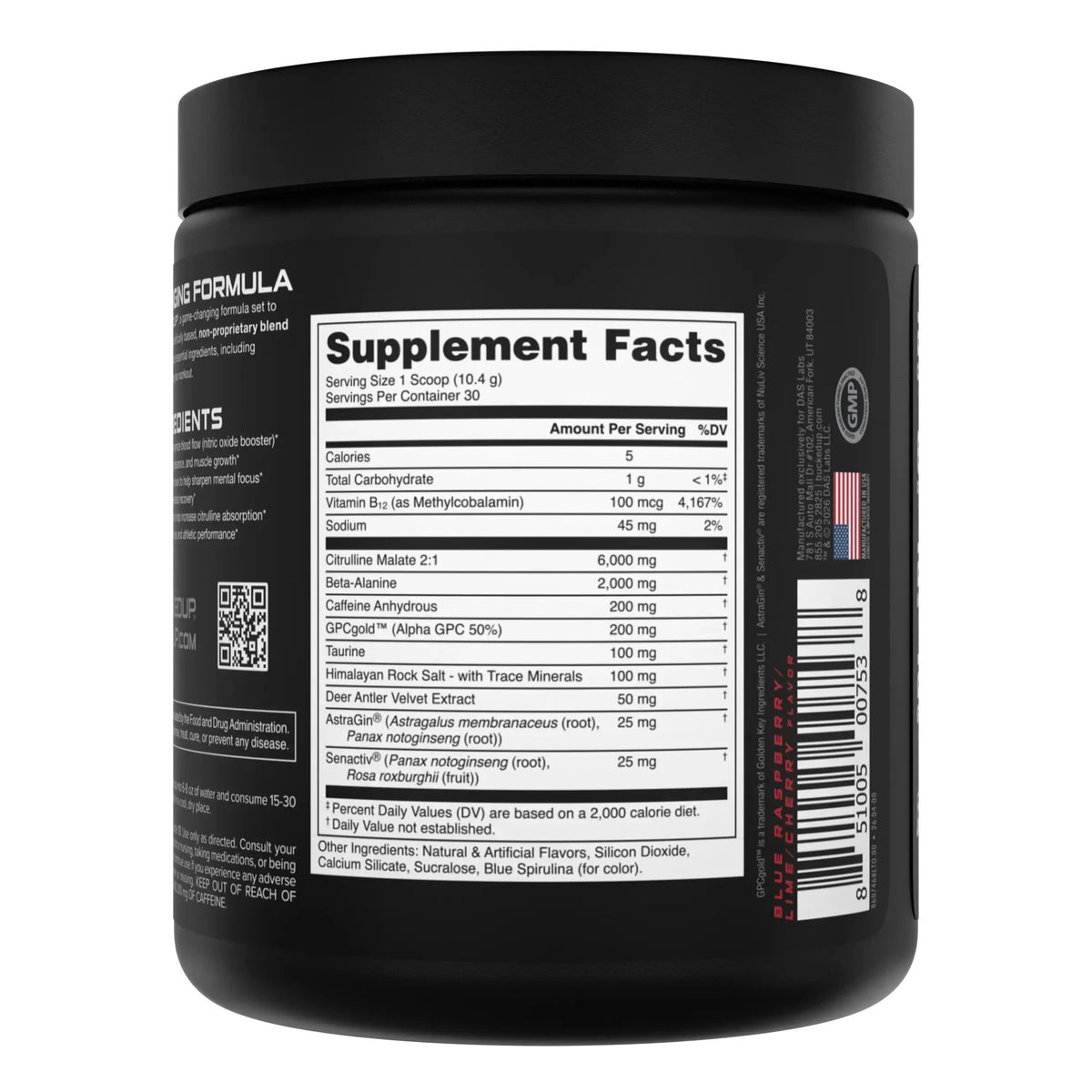 Bucked Up Pre-Workout