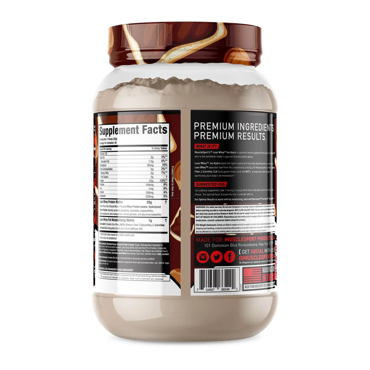 Lean Whey® Iso Hydro Protein 2lb - Standard