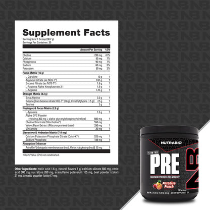 PRE Workout Stim Free