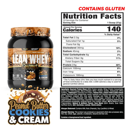 Lean Whey® Gourmet Protein 1lb - Premium Blended Protein