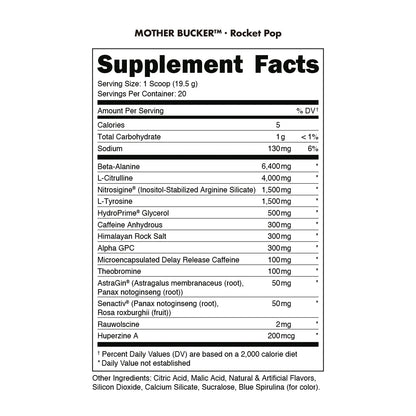 Mother Bucker Pre-Workout