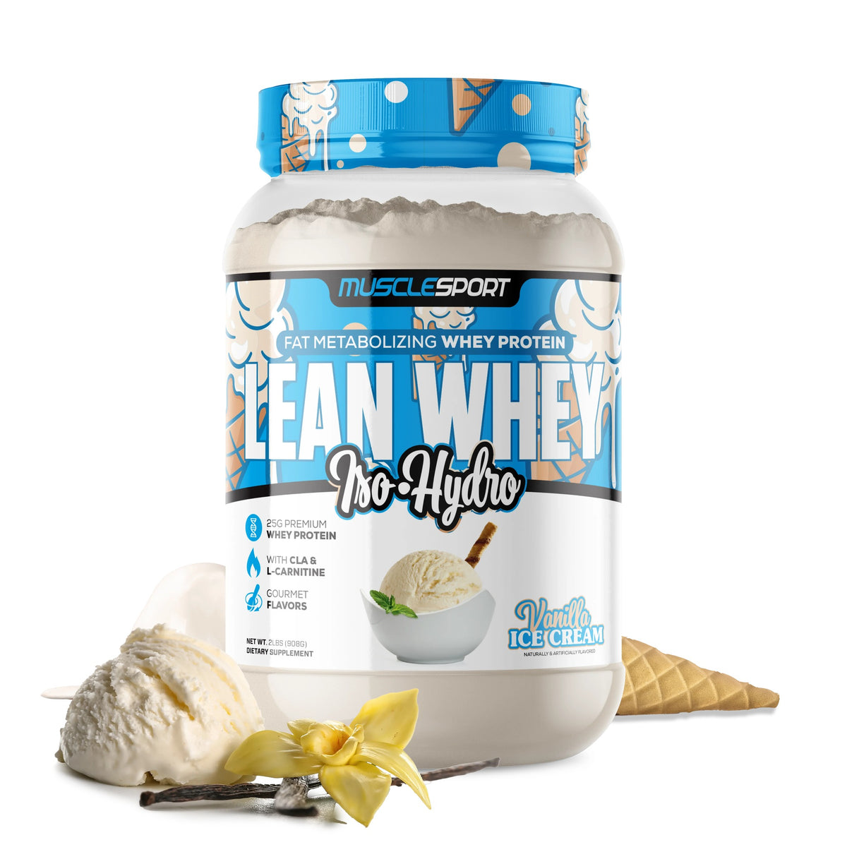 Lean Whey® Iso Hydro Protein 2lb - Standard