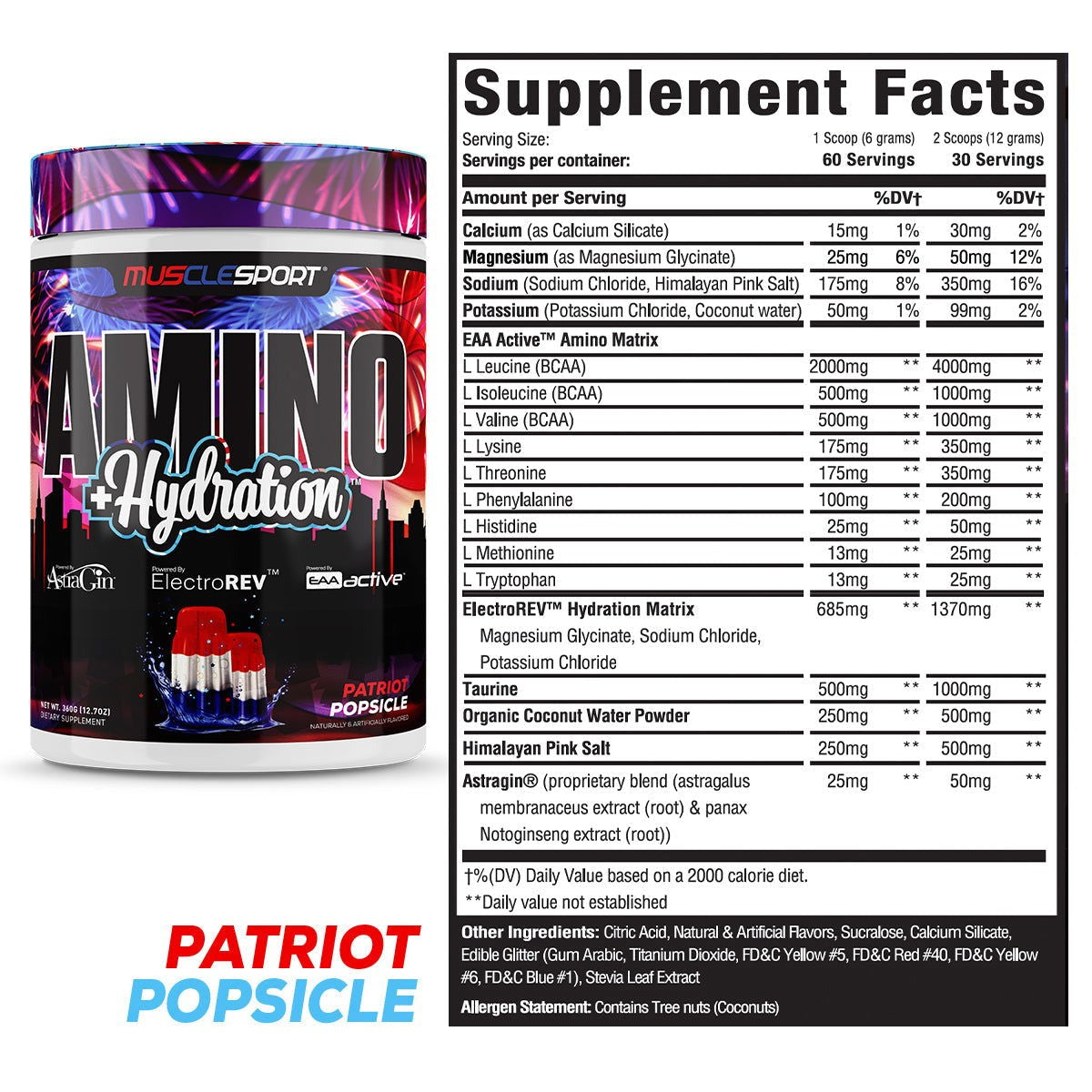 Amino + Hydration™ 360 Grams