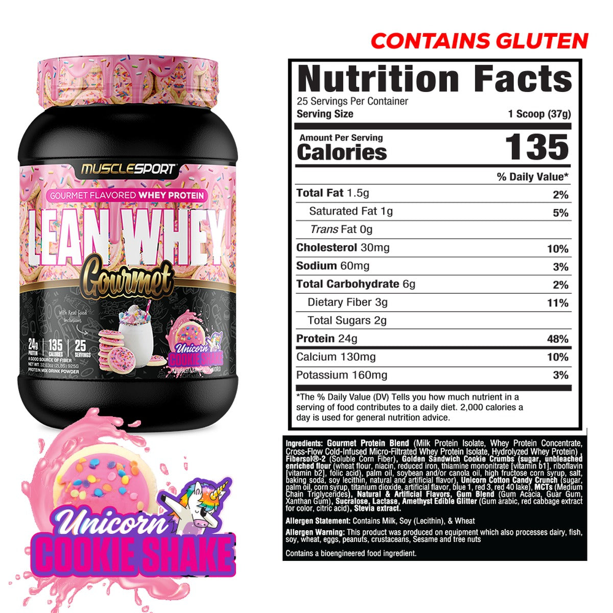 Lean Whey® Gourmet 2lb - Premium Blended Protein