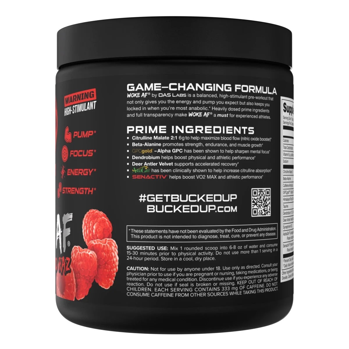 Woke AF - High Stimulant Pre-Workout