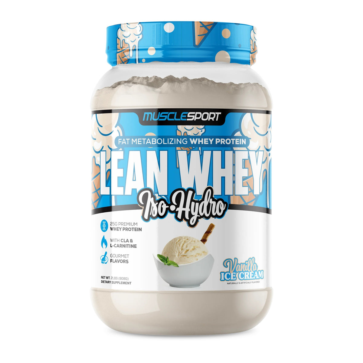 Lean Whey® Iso Hydro Protein 2lb - Standard