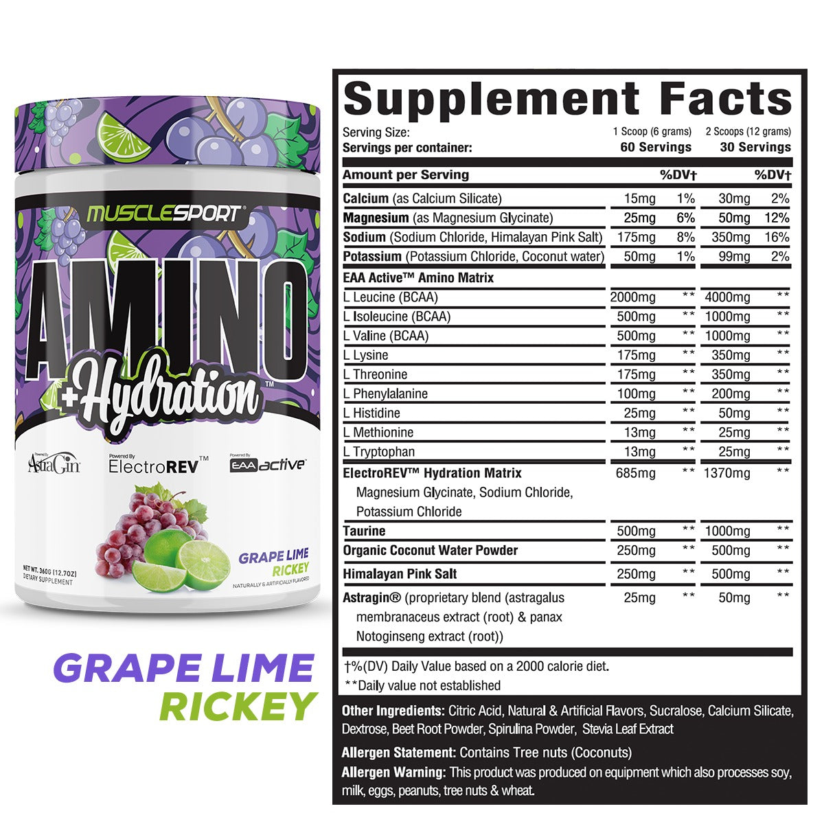 Amino + Hydration™ 360 Grams