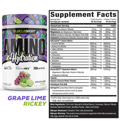 Amino + Hydration™ 360 Grams