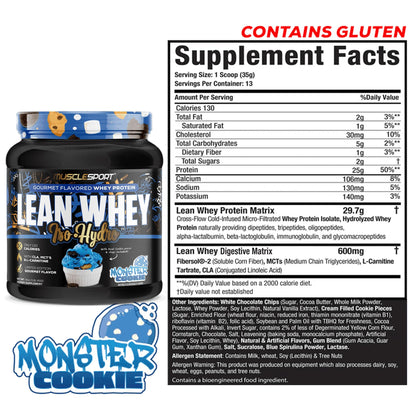 Lean Whey® Iso Hydro Protein 1lb