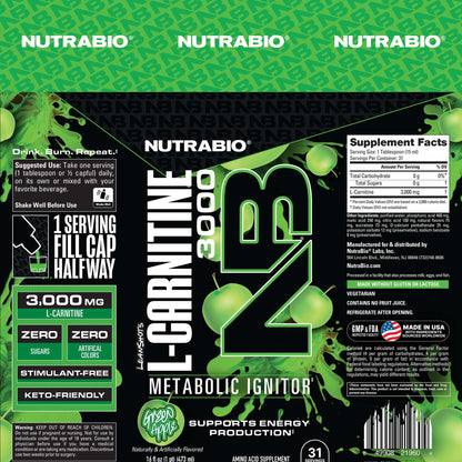 LeanShots Liquid L-Carnitine Shot (3000mg)