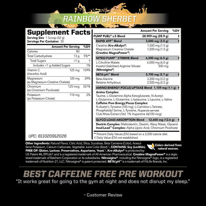 Pump Fuel® ULTRA Caffeine Free