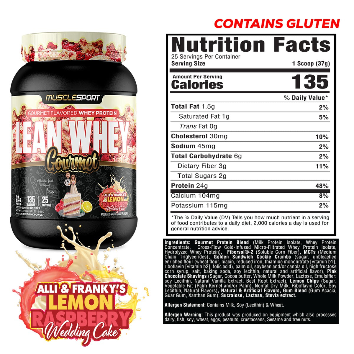 Lean Whey® Gourmet 2lb - Premium Blended Protein