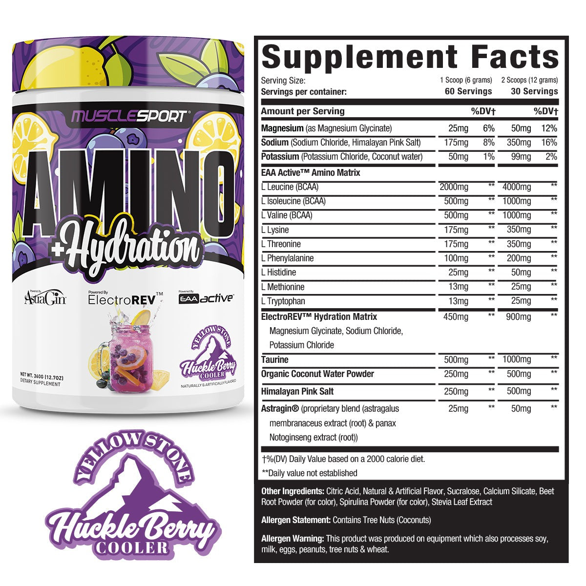 Amino + Hydration™ 360 Grams