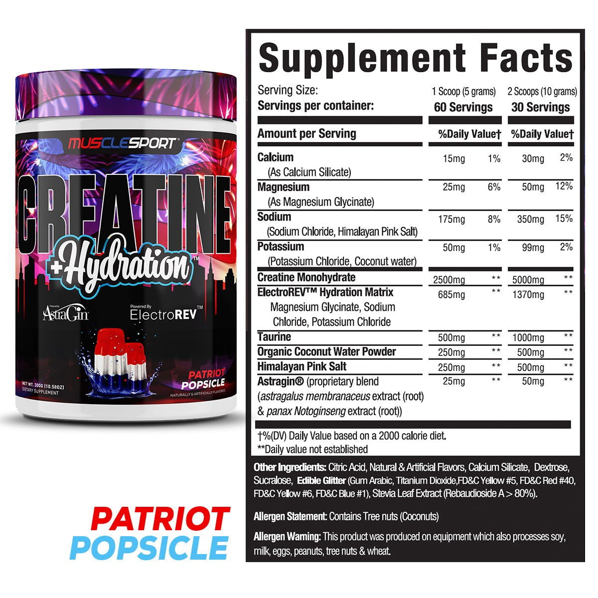 Creatine + Hydration™ 300 Grams