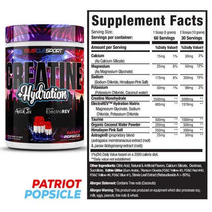 Creatine + Hydration™ 300 Grams