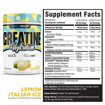 Creatine + Hydration™ 300 Grams