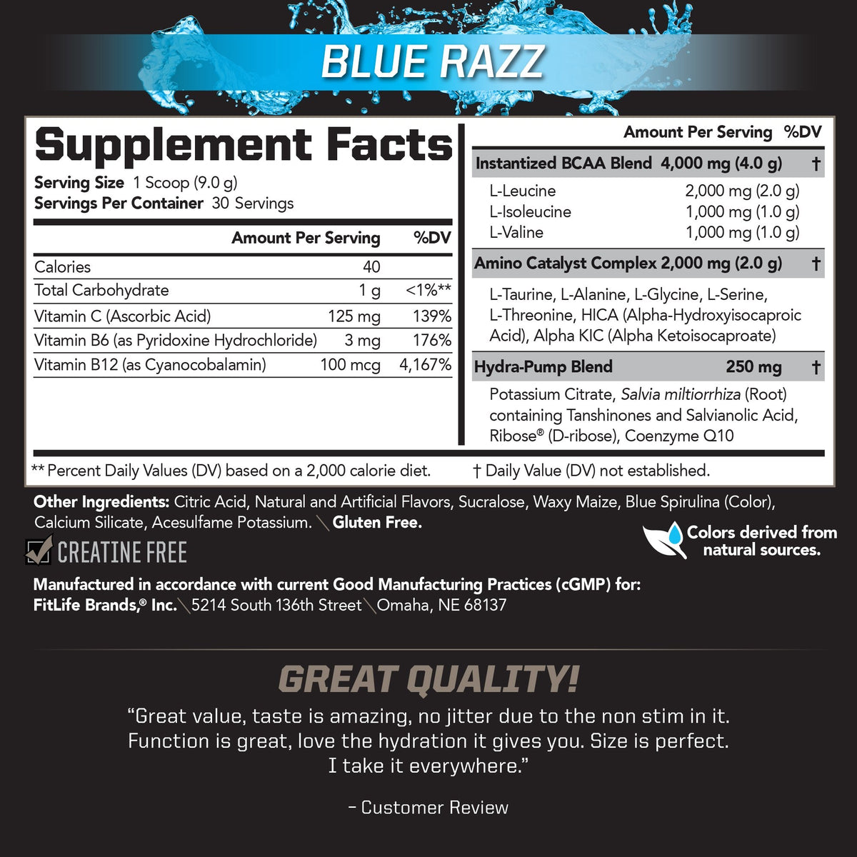 BCAA Stim Free