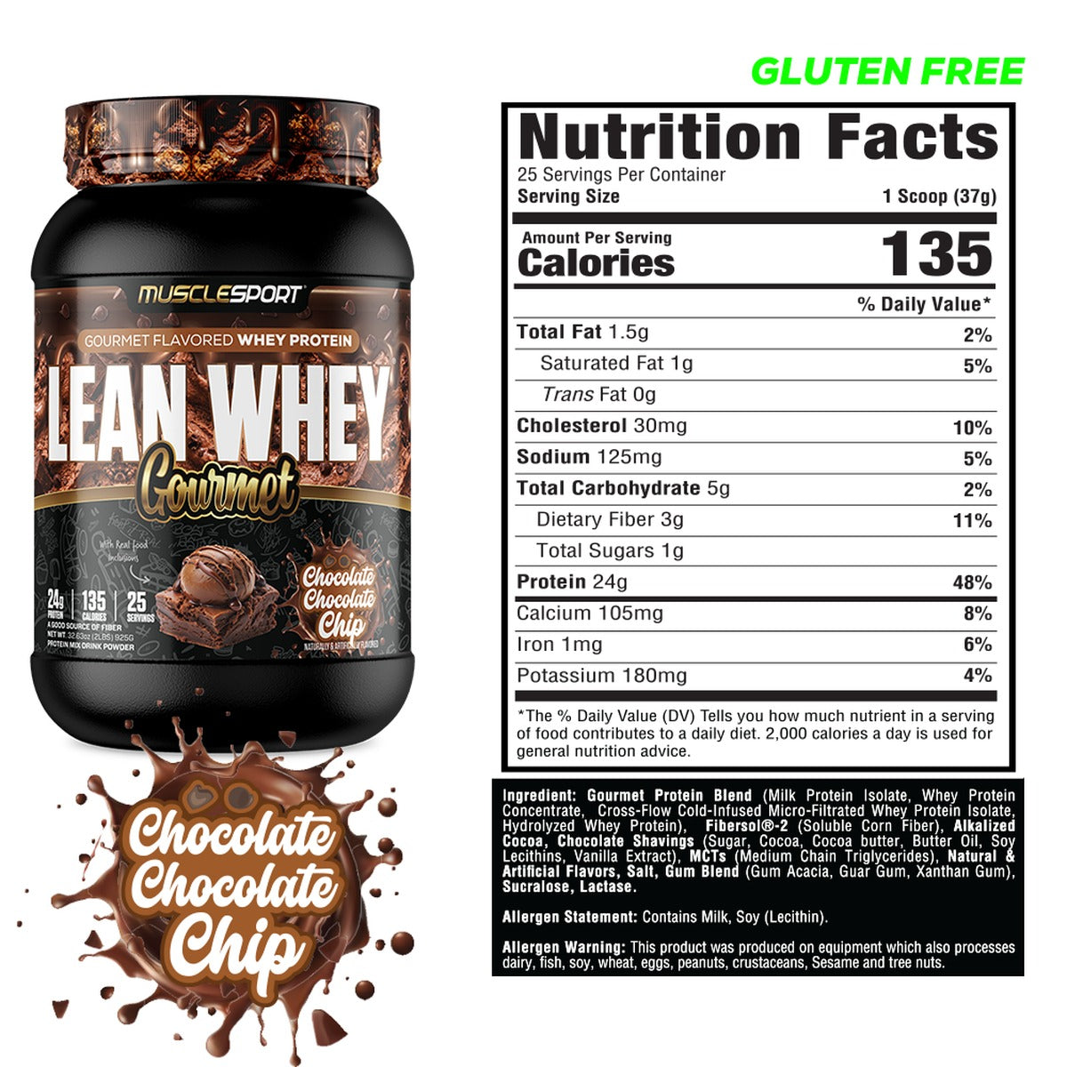 Lean Whey® Gourmet 2lb - Premium Blended Protein