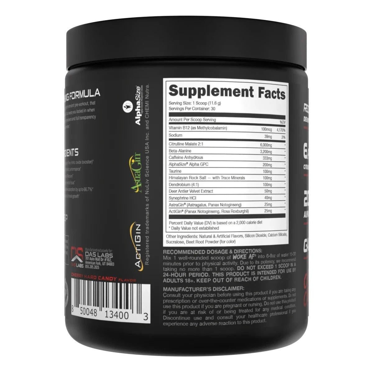 Woke AF - High Stimulant Pre-Workout