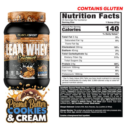 Lean Whey® Gourmet 2lb - Premium Blended Protein