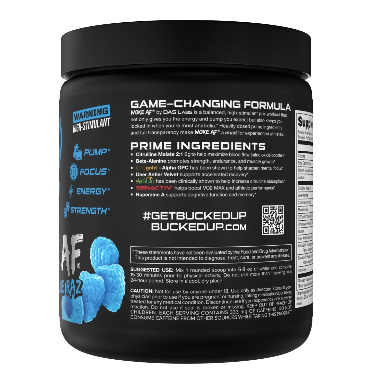 Woke AF - High Stimulant Pre-Workout
