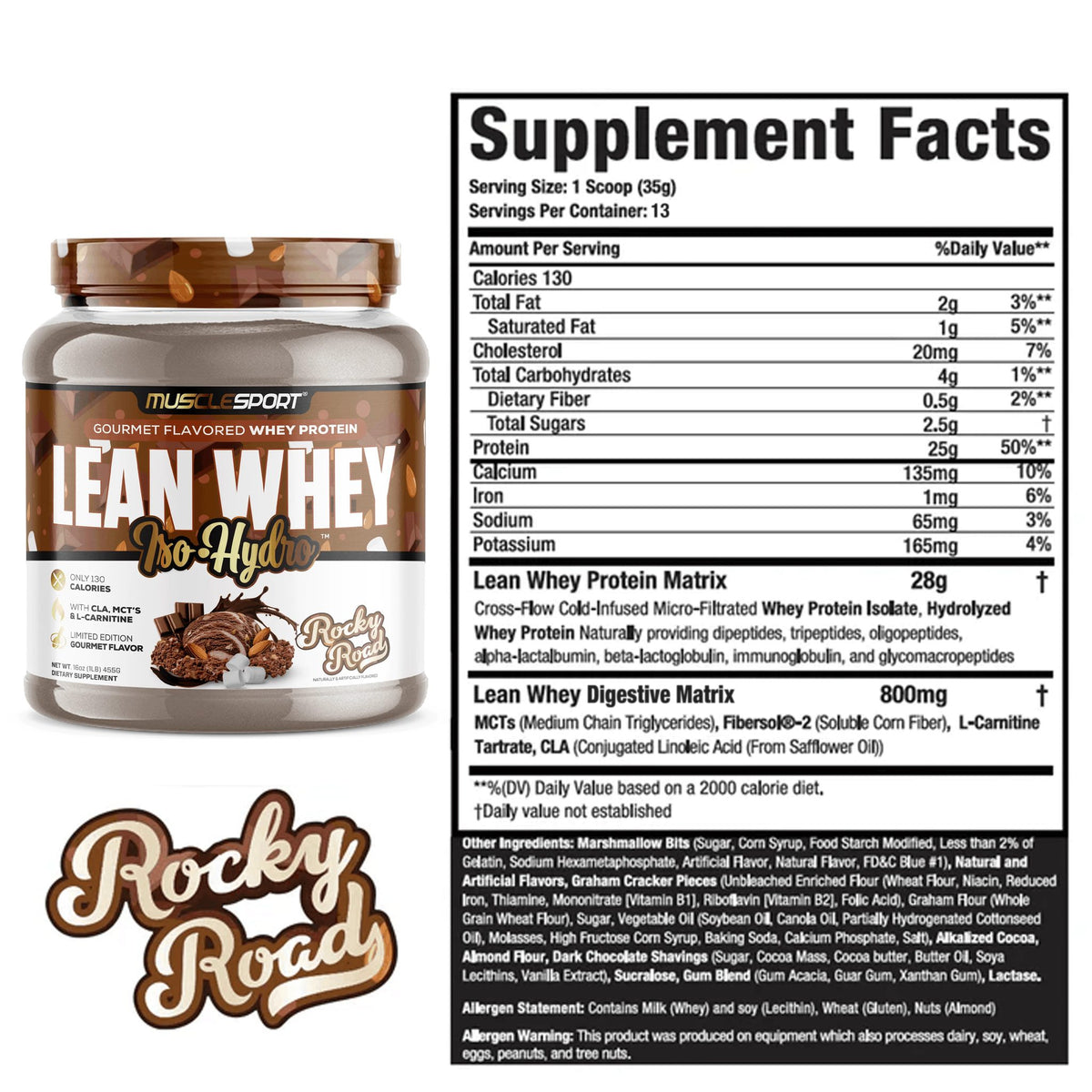 Lean Whey® Iso Hydro Protein 1lb