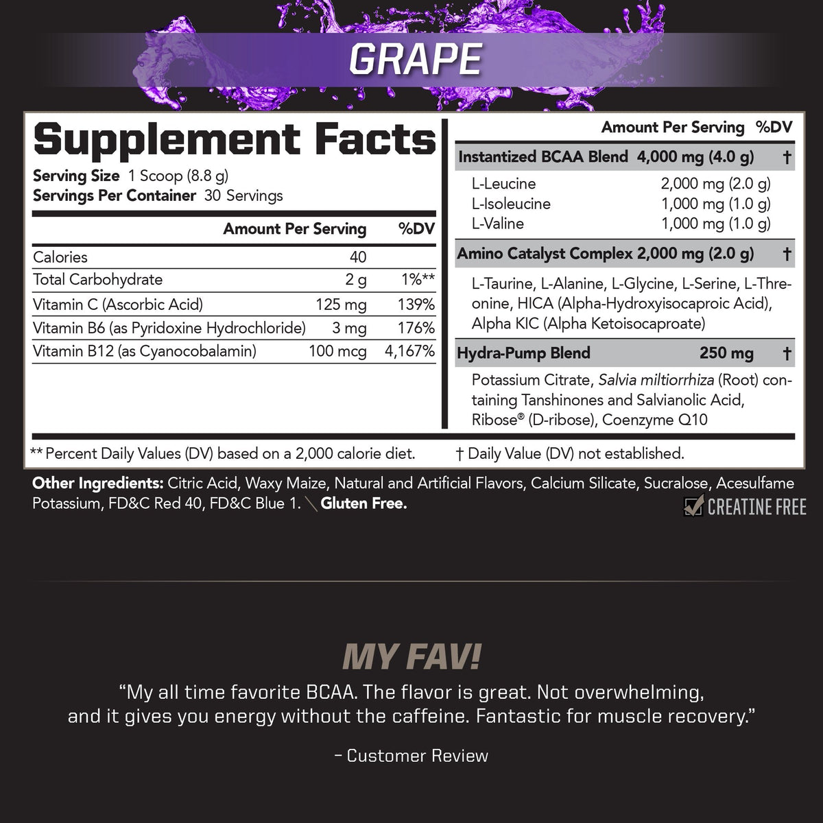BCAA Stim Free