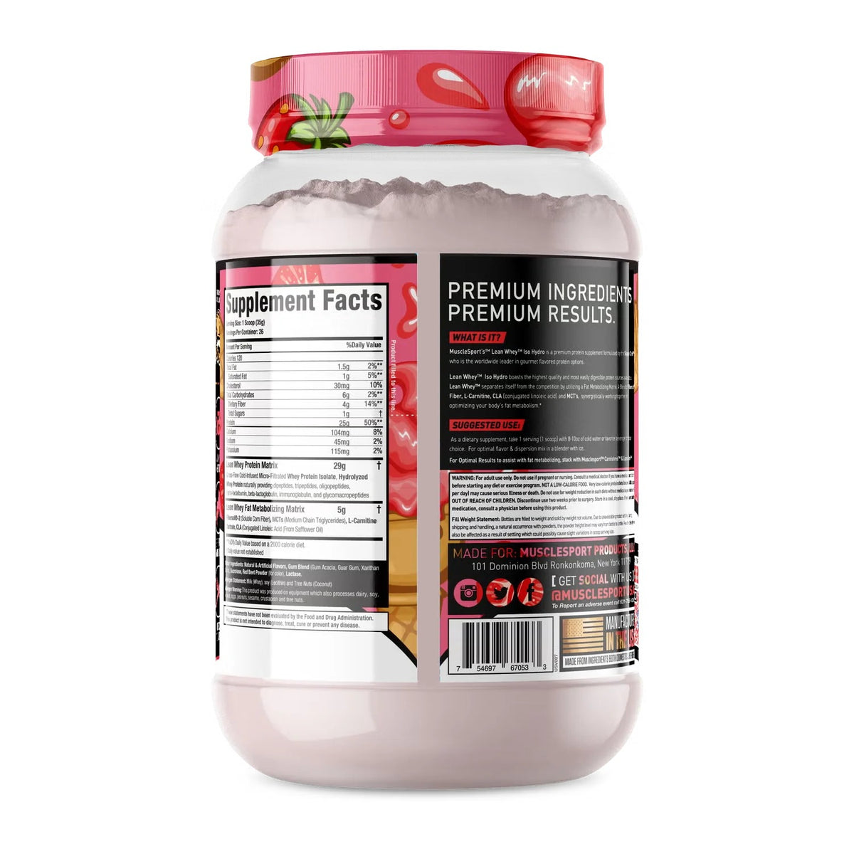 Lean Whey® Iso Hydro Protein 2lb - Standard