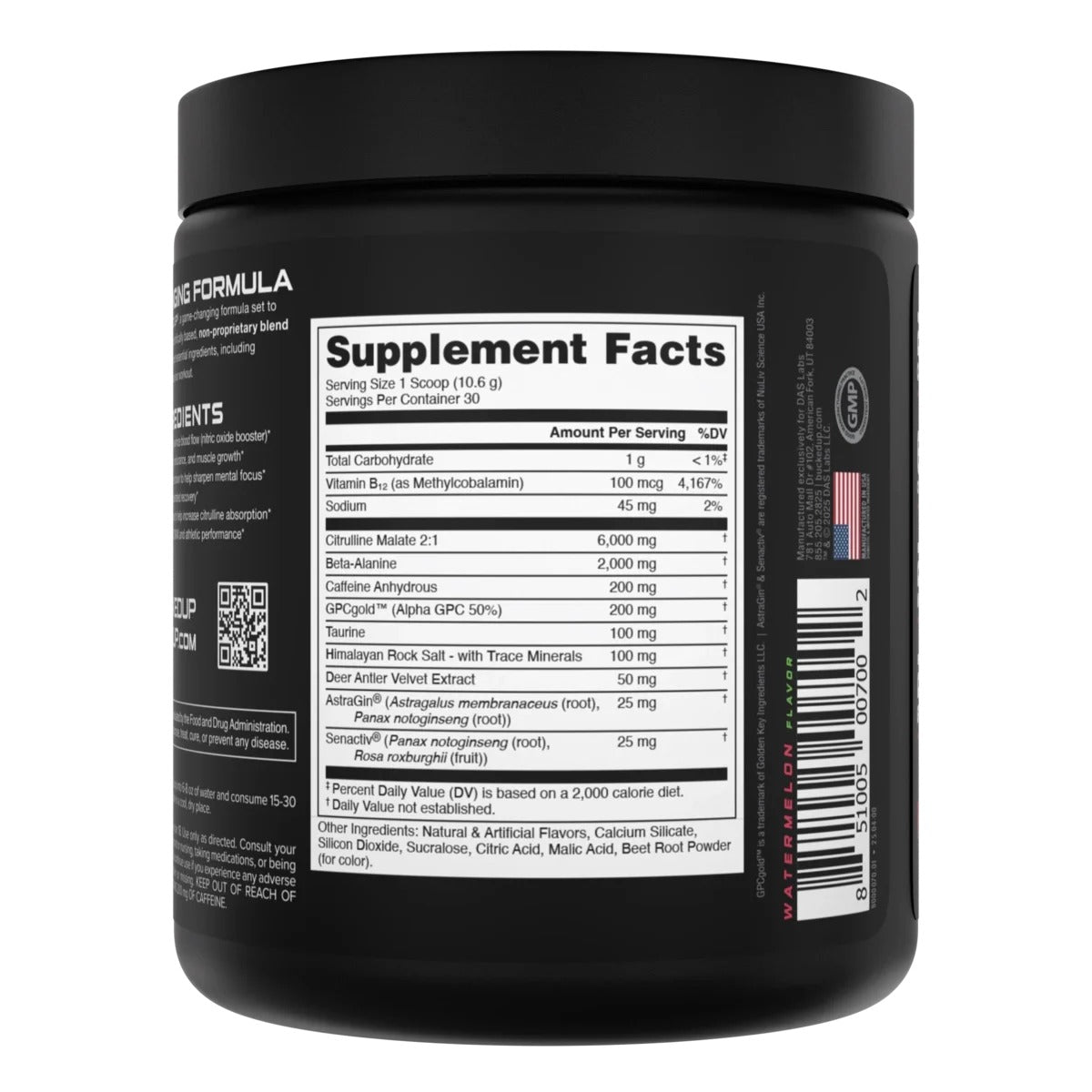 Bucked Up Pre-Workout