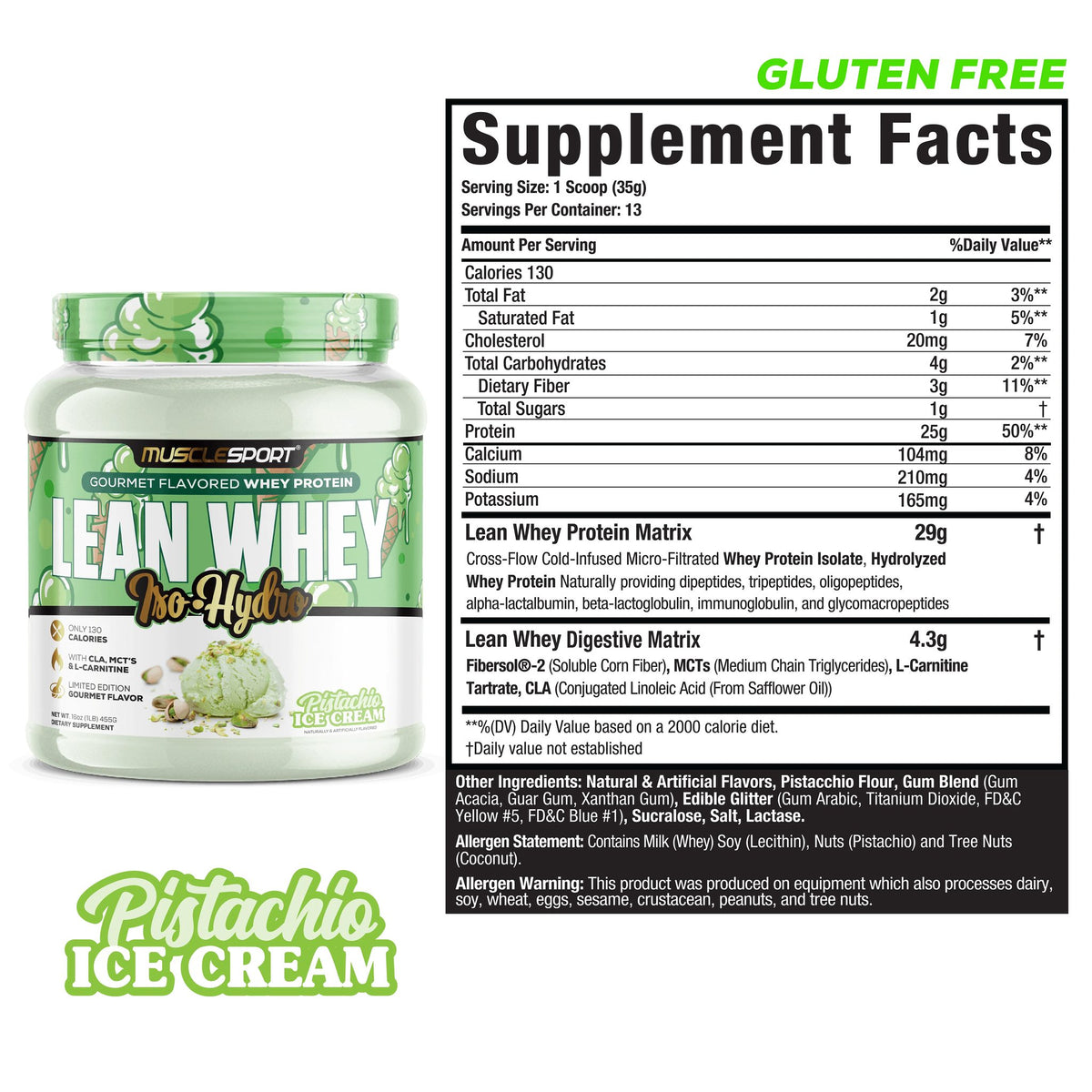 Lean Whey® Iso Hydro Protein 1lb