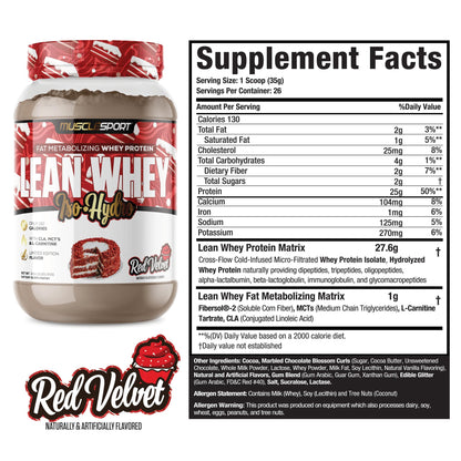 Lean Whey® Iso Hydro Protein 2lb - Standard