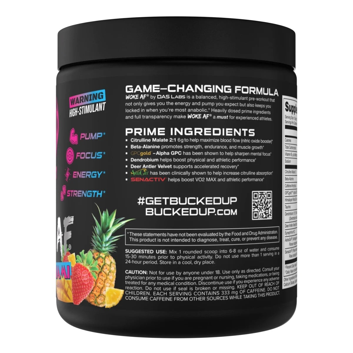 Woke AF - High Stimulant Pre-Workout